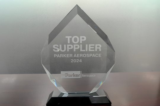 鹰普荣获Parker Aerospace “顶级供应商”殊荣